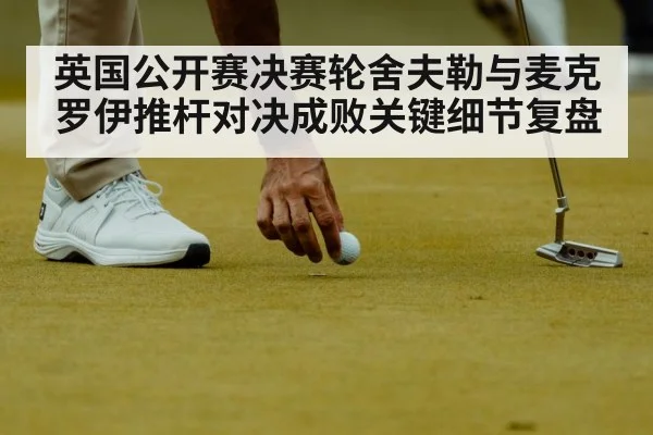 golfer putting on green under pressure